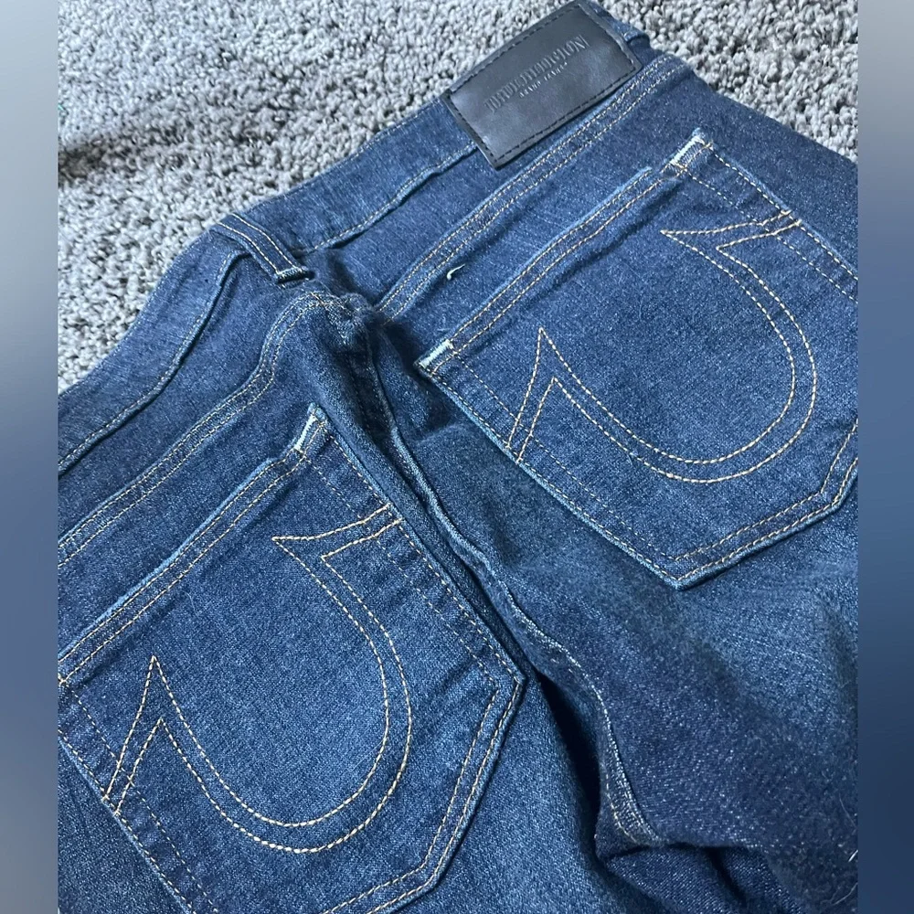 True Religion Halle Mid-Rise Super Skinny Denim Jeans Blue Women’s Size 30 - Picture 5 of 5